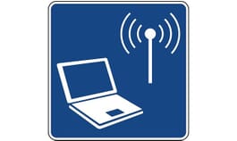 Wireless Internet Symbol Sign SIGN-538 - - Barco Products