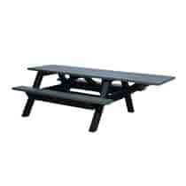 (ADA - 1 Chair) Traditional Recycled Plastic Picnic Table