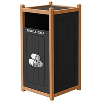 Two-Tone Panel Design Side Load Towel Return