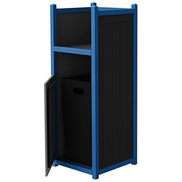 Two-Tone Panel Design Single Towel Station