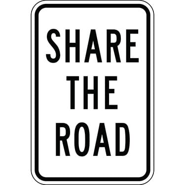 Share the Road Sign