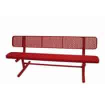 Heavy-Duty Plastic-Coated Benches