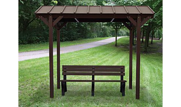 Recycled Plastic Shelter SHEL-03 - - Barco Products