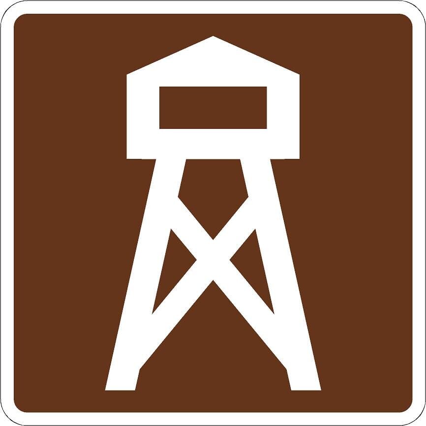 Lookout Tower Signs RS-006