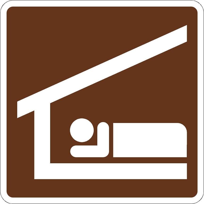 Sleeping Shelter Signs RS-037