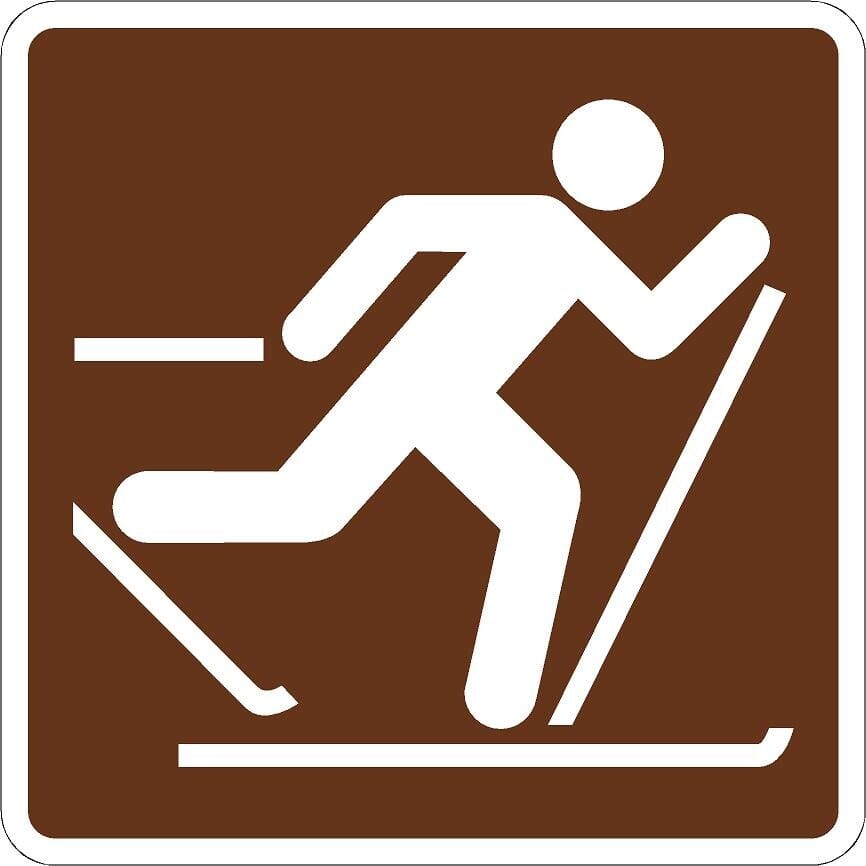 Cross Country Skiing Signs RS-046