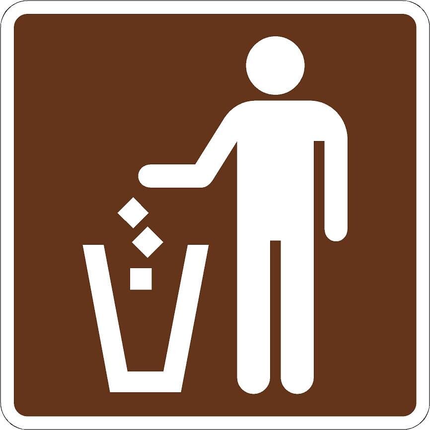 Litter Receptacle Signs RS-086
