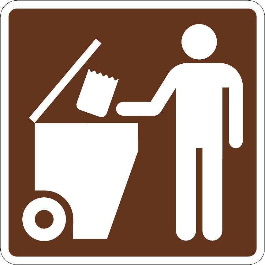 Trash Dumpster Signs RS-091