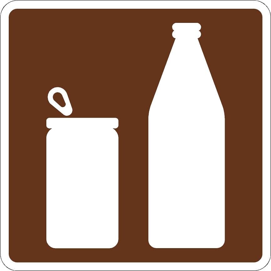 Cans or Bottles Signs RS-101
