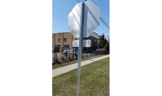 2'' Square Sign Post SIGN-635 - - Barco Products