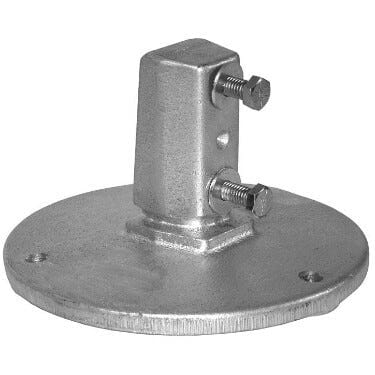 Surface Mount U-Channel Breakaway Sign Post Couplers (Set of Two)