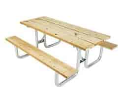 Wood Picnic Tables