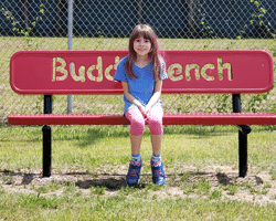 Cadence and the buddy bench