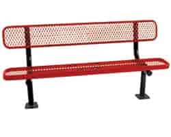 Plastic-Coated Steel Benches