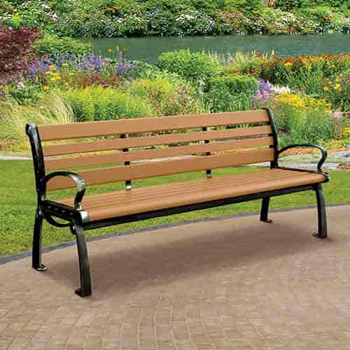 Recycled Plastic Memorial Bench