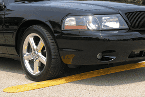 Yellow Rubber Speed Bump