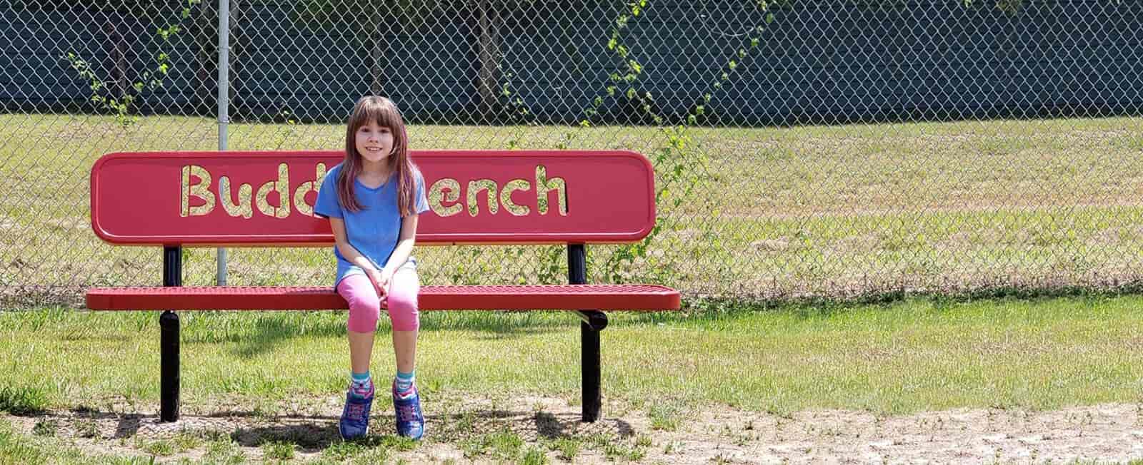 Cadence on a Buddy Bench