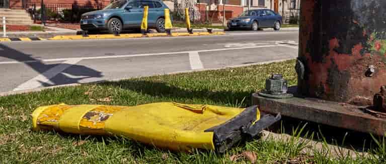 broken-bollards